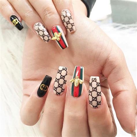 gucci nail decals